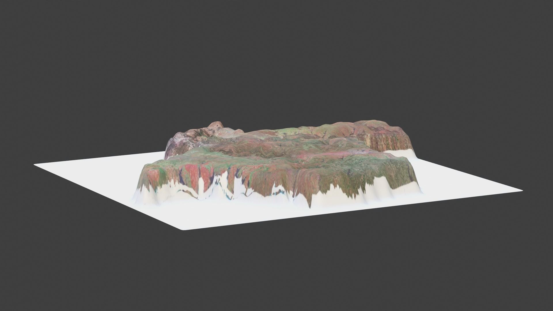 Texas State Low-poly 3D model_3
