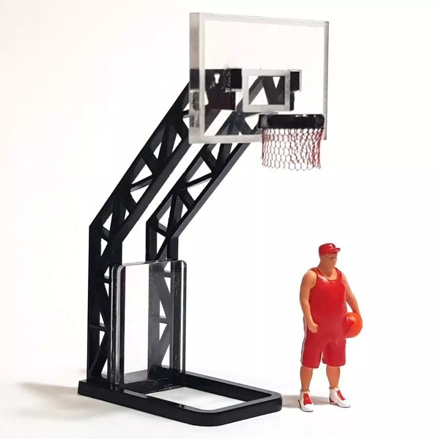 Figure Waluyo Holding a Basketball 164-Scale 3D print model