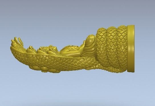 Nak Prog Statue Cambodian 3D model_5