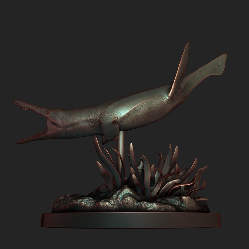 Kronosaurs model for 3d printing 3D print model_2
