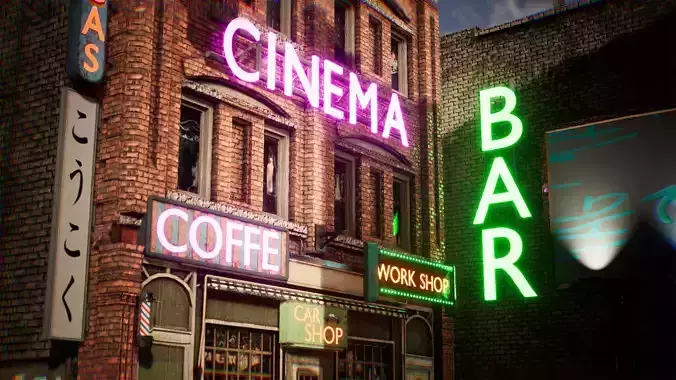 Metal Advertisement Signs 12 Assets