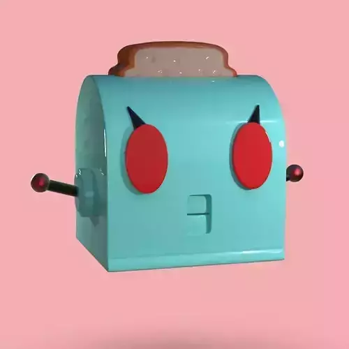Rosie Toaster For 3D Printing The Jetsons Fan Art 3D print model