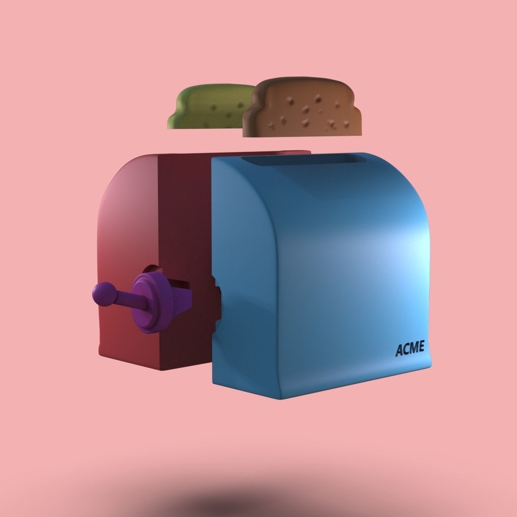 Rosie Toaster For 3D Printing The Jetsons Fan Art 3D print model_6