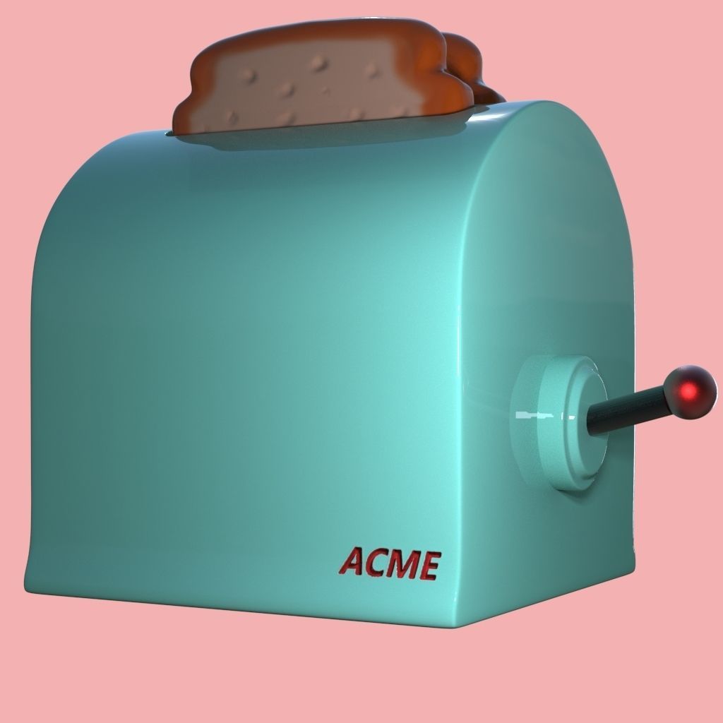Rosie Toaster For 3D Printing The Jetsons Fan Art 3D print model_2