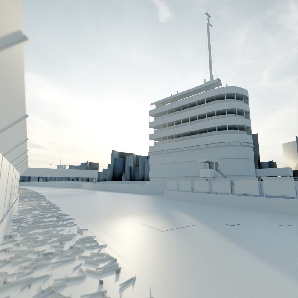 Imola Circuit - Enzo and Dino Ferrari Circuit - Italy Low-poly 3D model_8