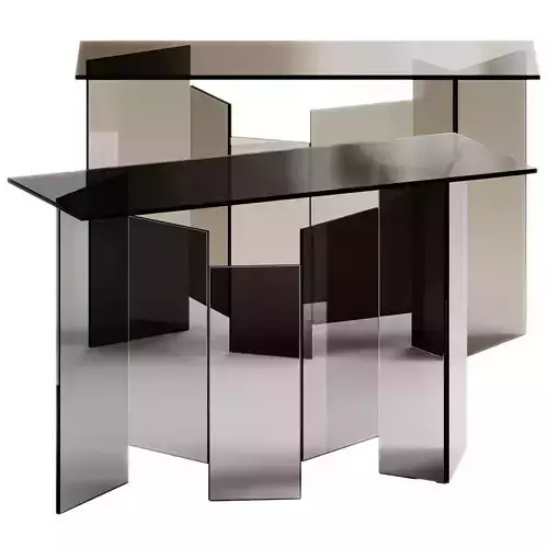 Tonelli Design METROPOLIS Rectangular console table 3D model