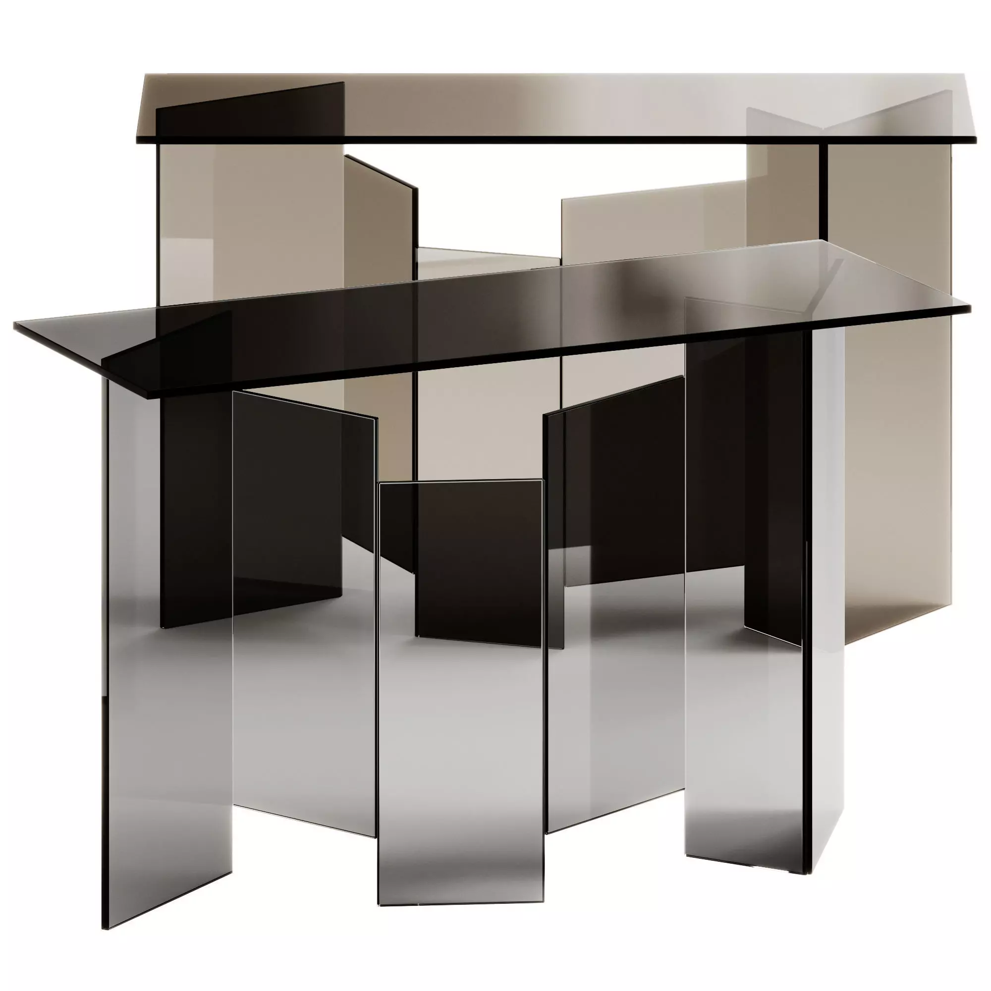 Tonelli Design METROPOLIS Rectangular console table 3D model_0
