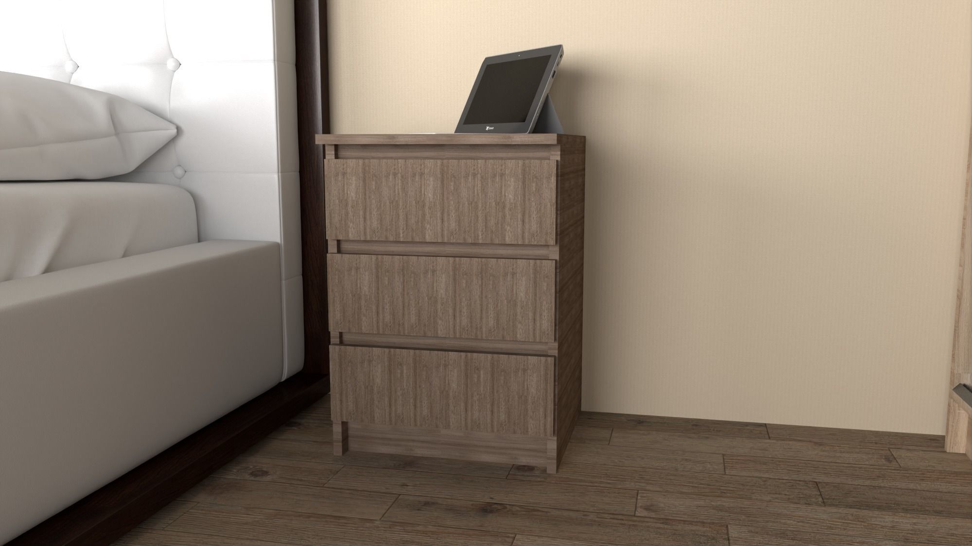  Bedside table Free 3D model_3