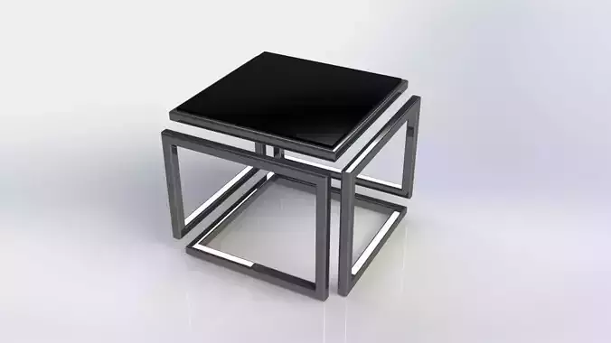 Infinity cube table  Free 3D model