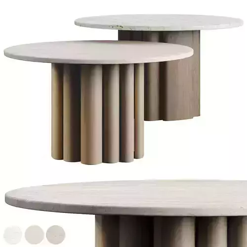Sixpenny Enzo Dining Table Low-poly 3D model