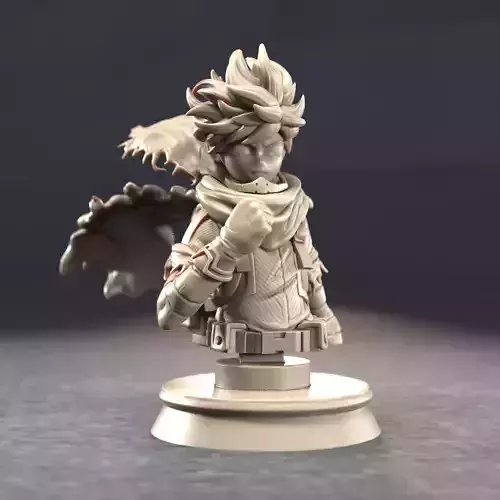 vigilante deku bust 3D print model