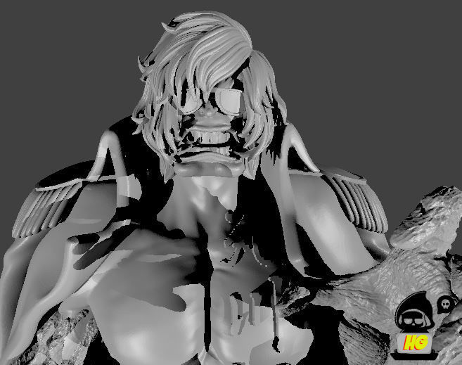 Ryokugyo - One piece 3D print model 3D print model_2