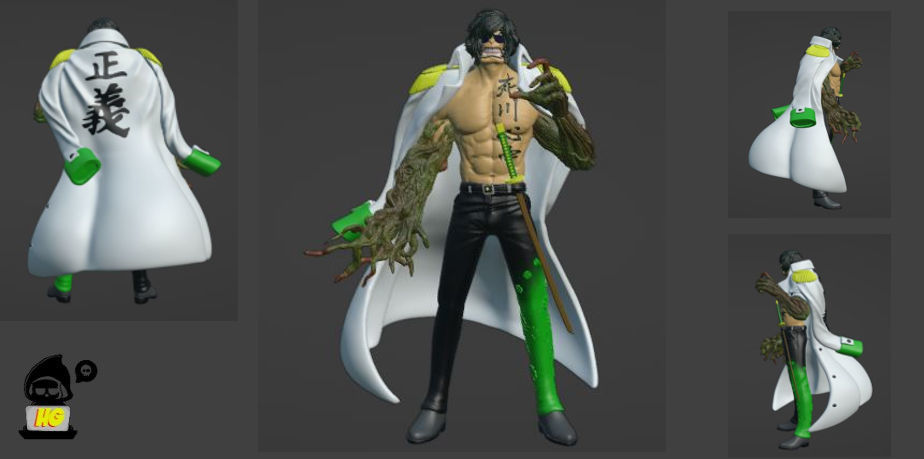 Ryokugyo - One piece 3D print model 3D print model_1