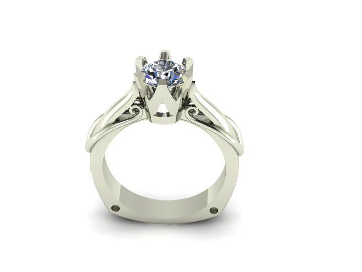 Diamond Ring 3D print model_5