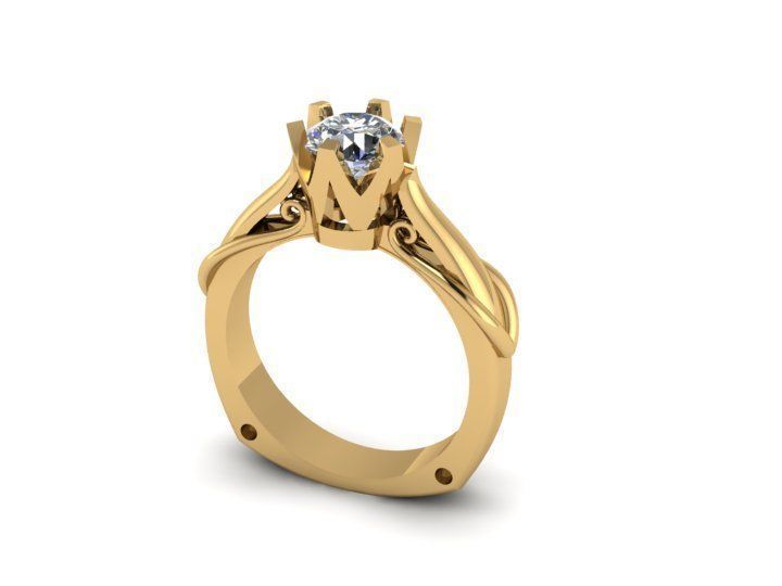 Diamond Ring 3D print model_1