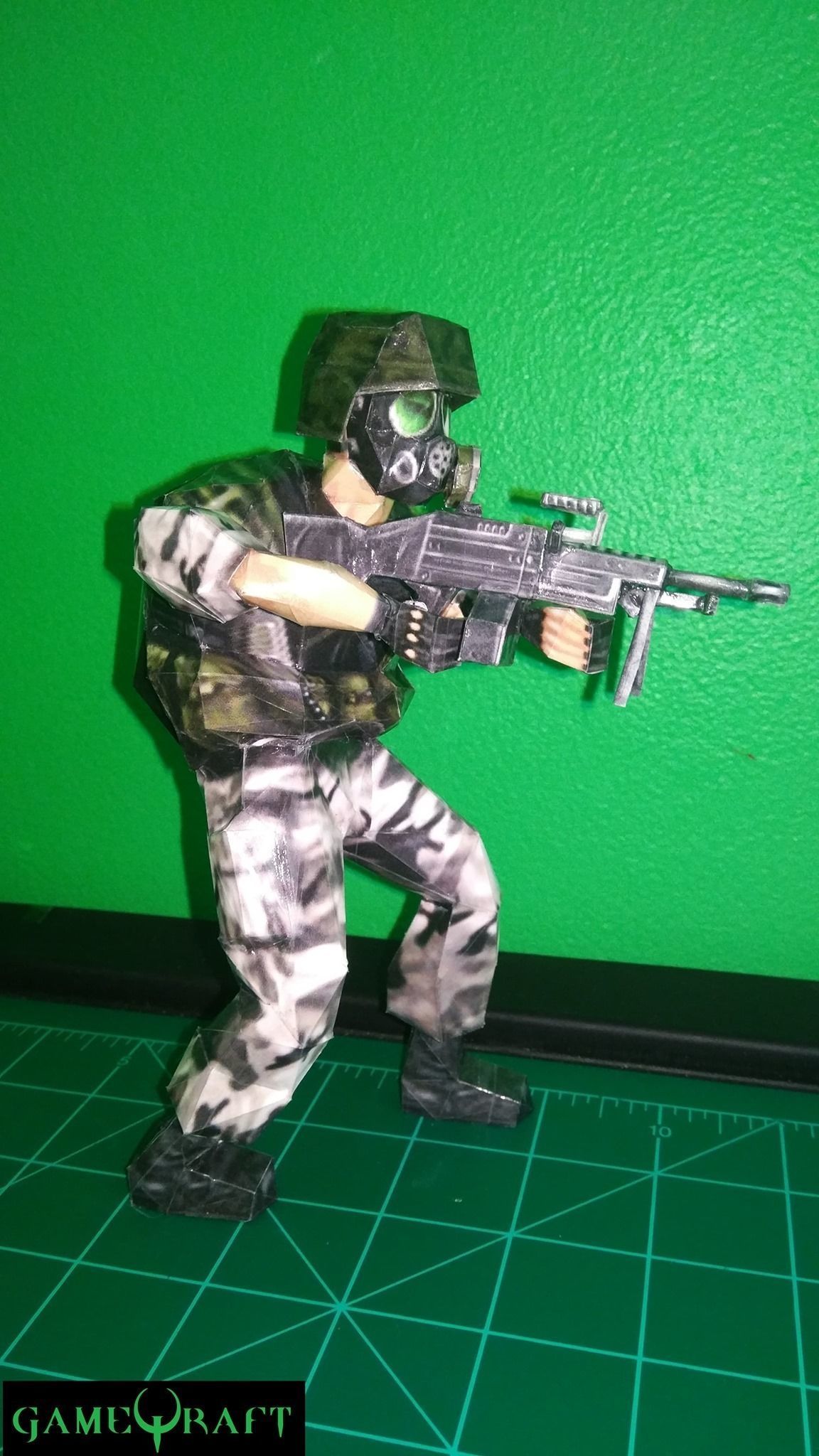 ADRIAN SHEPHARD HALF-LIFE OPPOSING FORCE - PAPERCRAFT TEMPLATE 3D print model_15