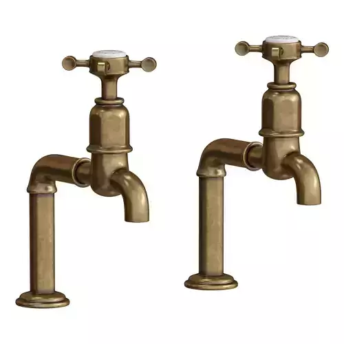 Aged Brass Mayan Taps by deVOL 