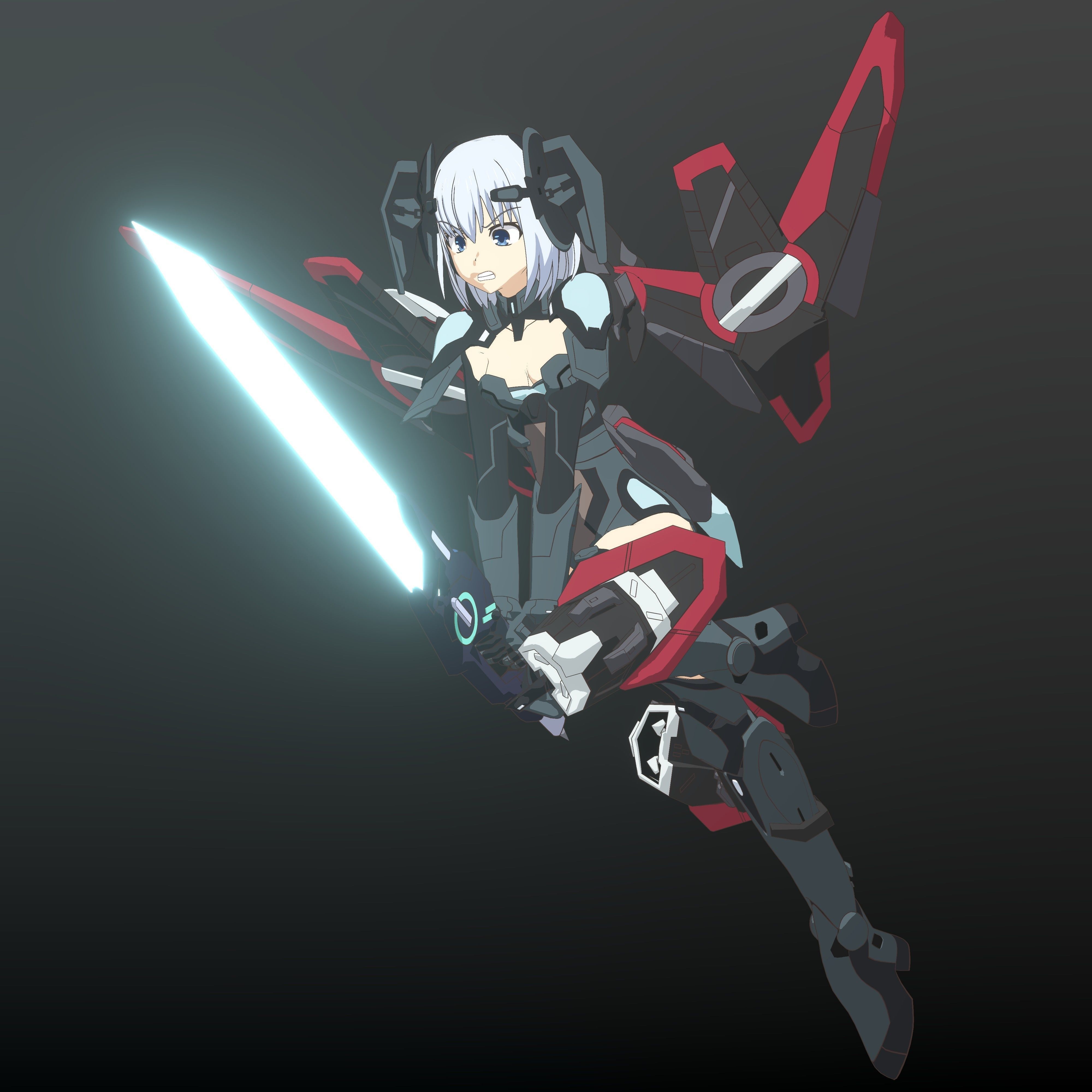 Pack Tobiichi Origami - 3D Model Blender Low-poly 3D model_7