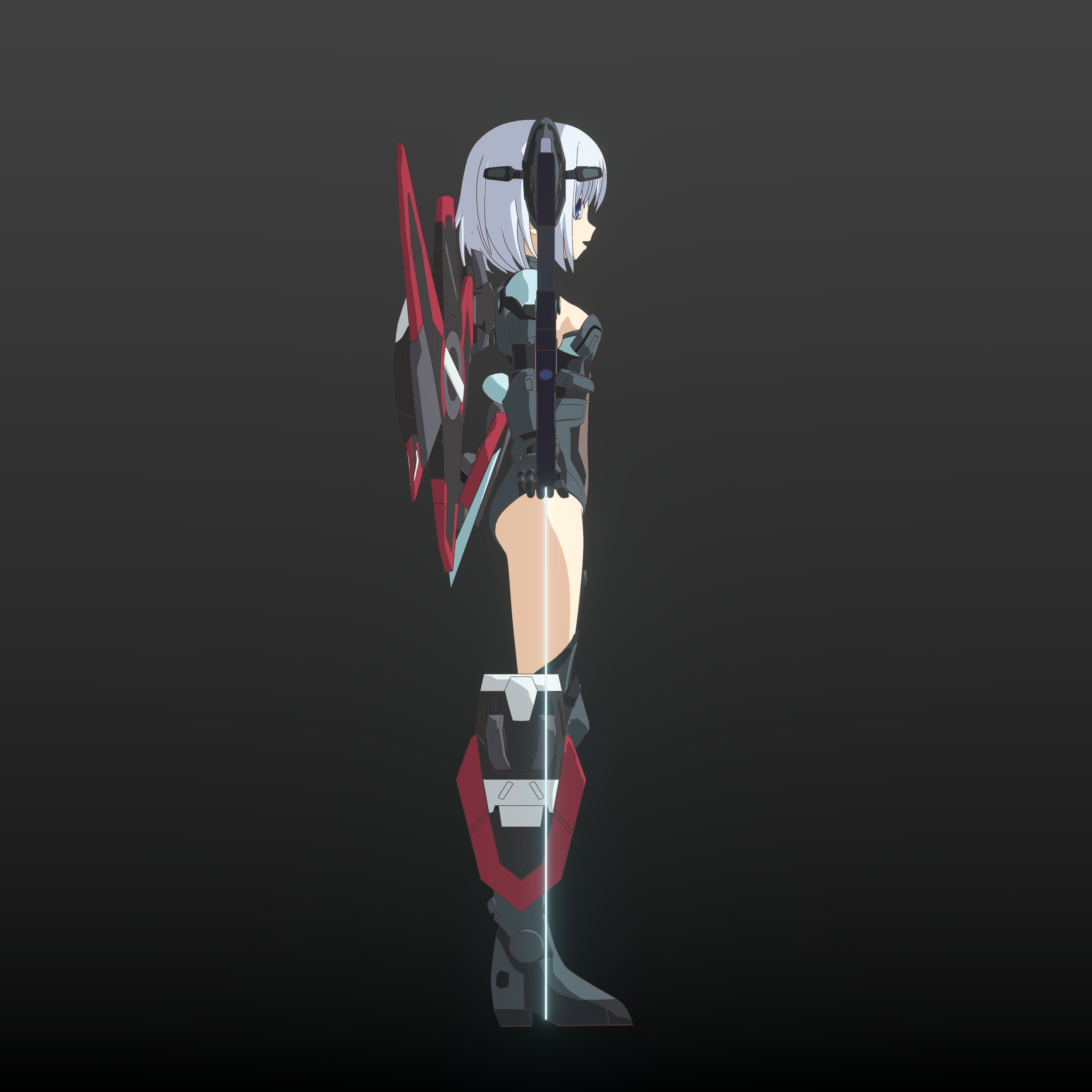 Pack Tobiichi Origami - 3D Model Blender Low-poly 3D model_13