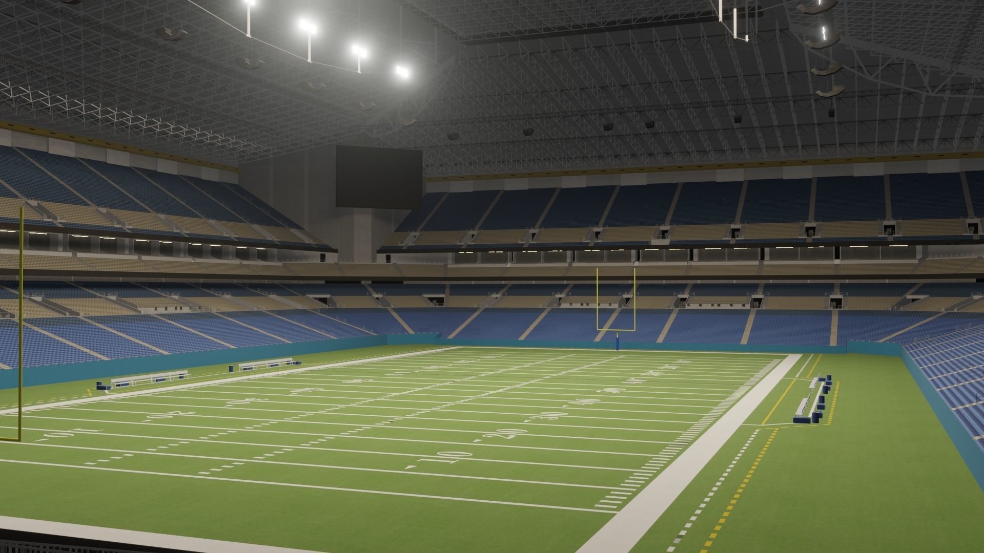 Alamodome - San Antonio Texas USA 3D model_1