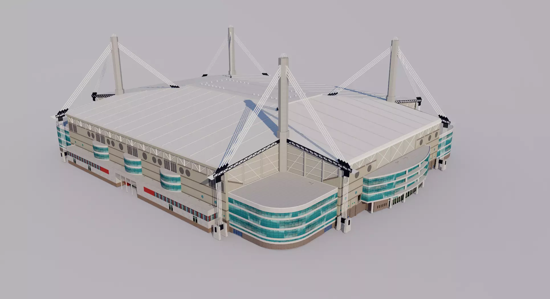 Alamodome - San Antonio Texas USA 3D model_0