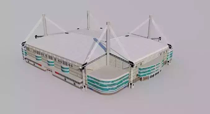 Alamodome - San Antonio Texas USA 3D model Alamodome - San Antonio Texas USA 3D model