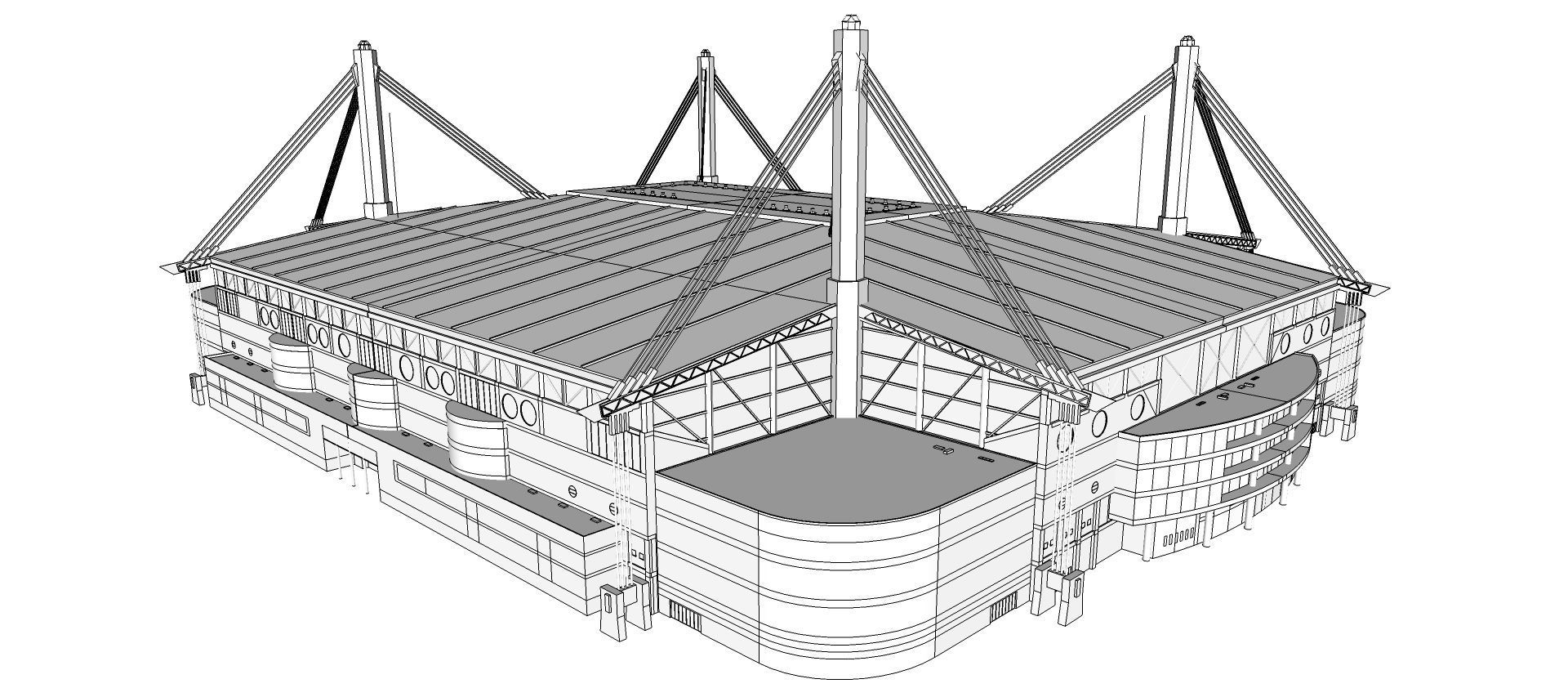 Alamodome - San Antonio Texas USA 3D model_10