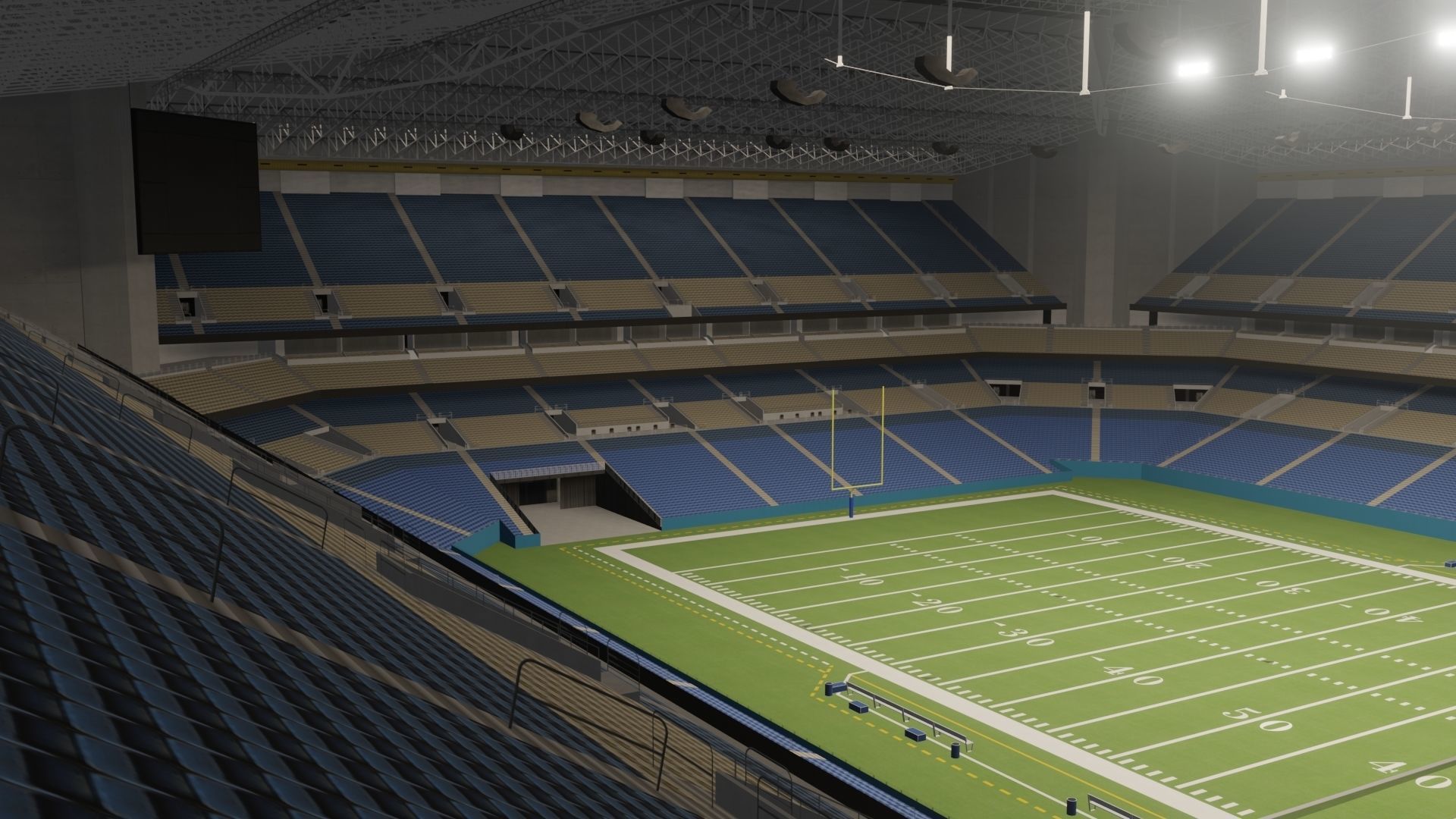Alamodome - San Antonio Texas USA 3D model_3