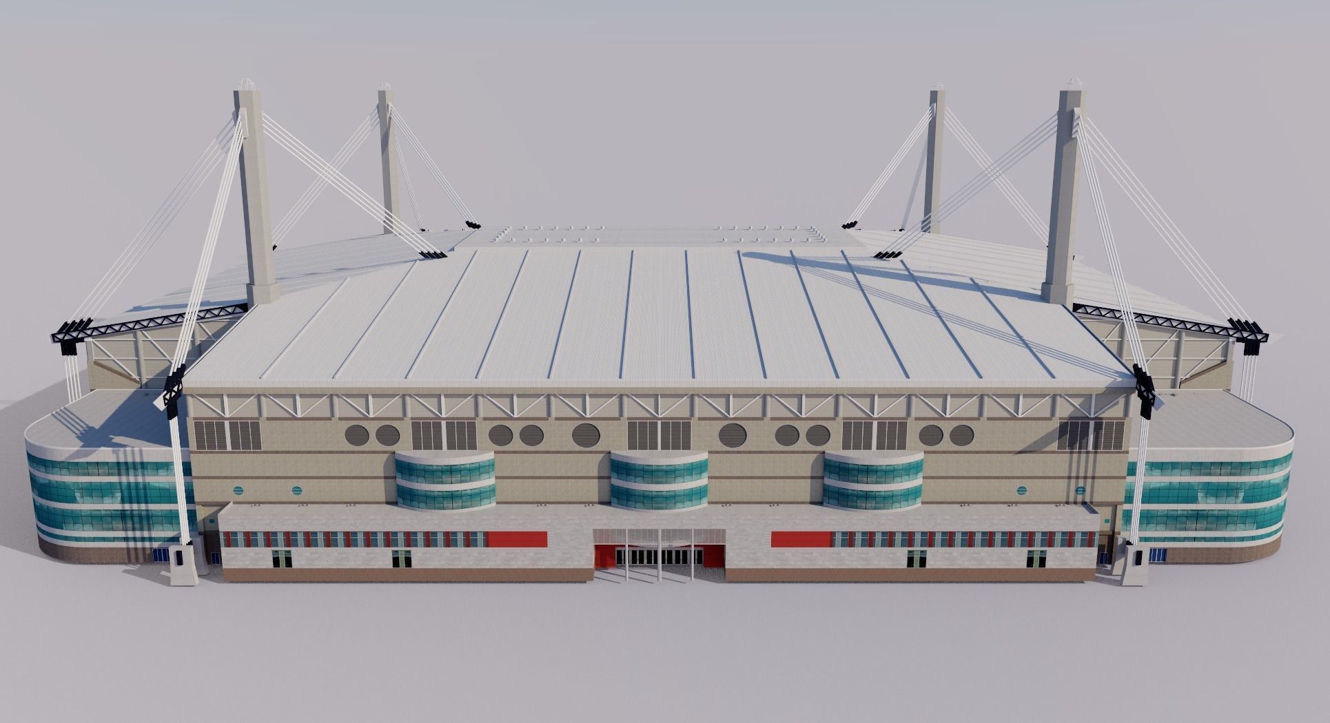 Alamodome - San Antonio Texas USA 3D model_8