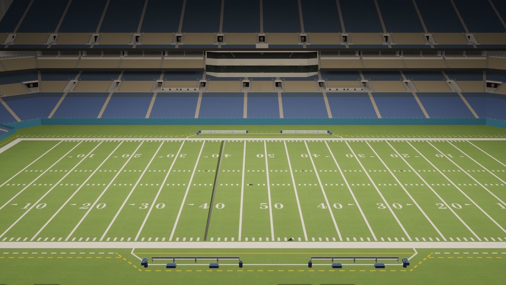 Alamodome - San Antonio Texas USA 3D model_7