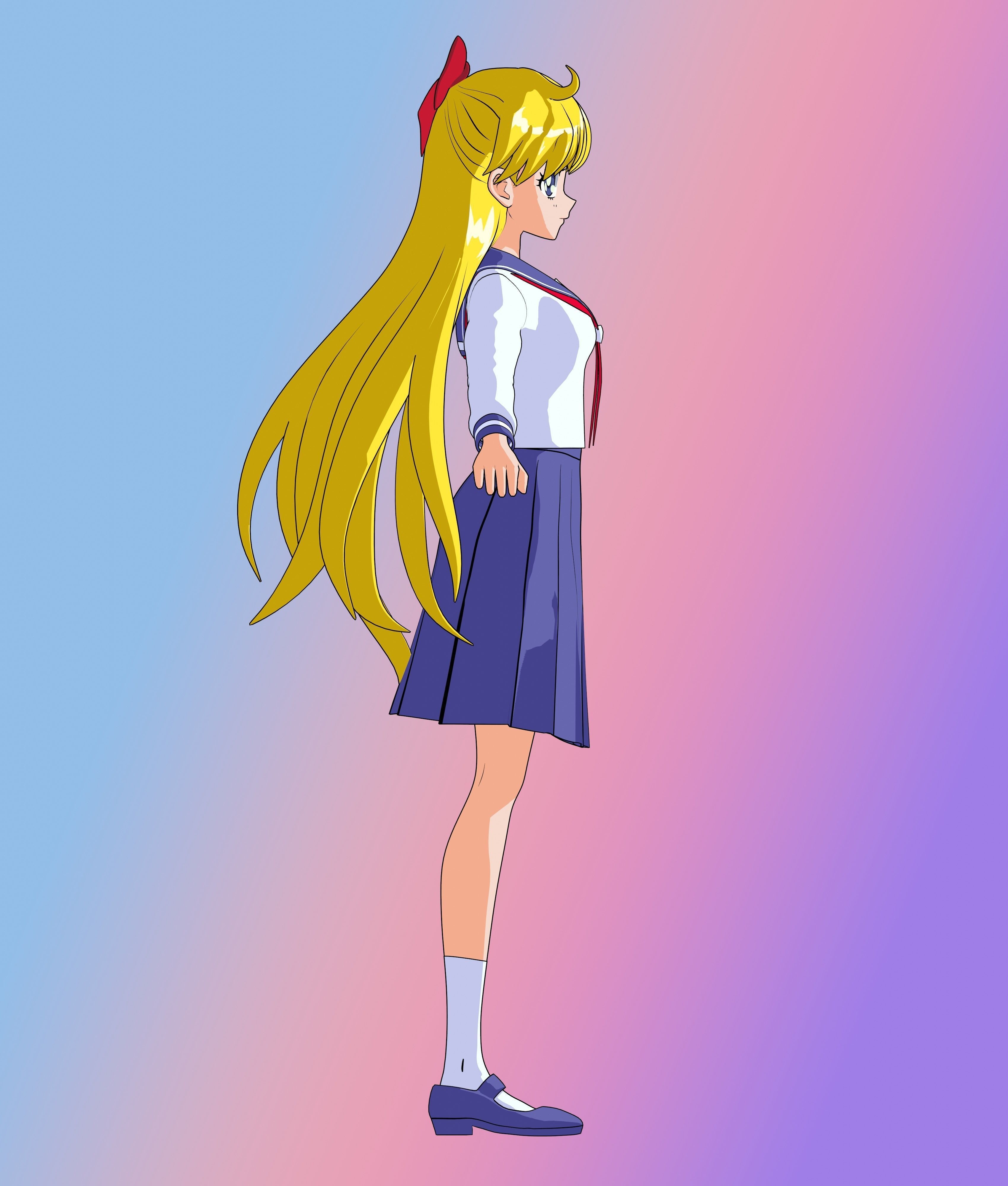 Pack Sailor Venus Eternal - 3D Model Blender Low-poly 3D model_30