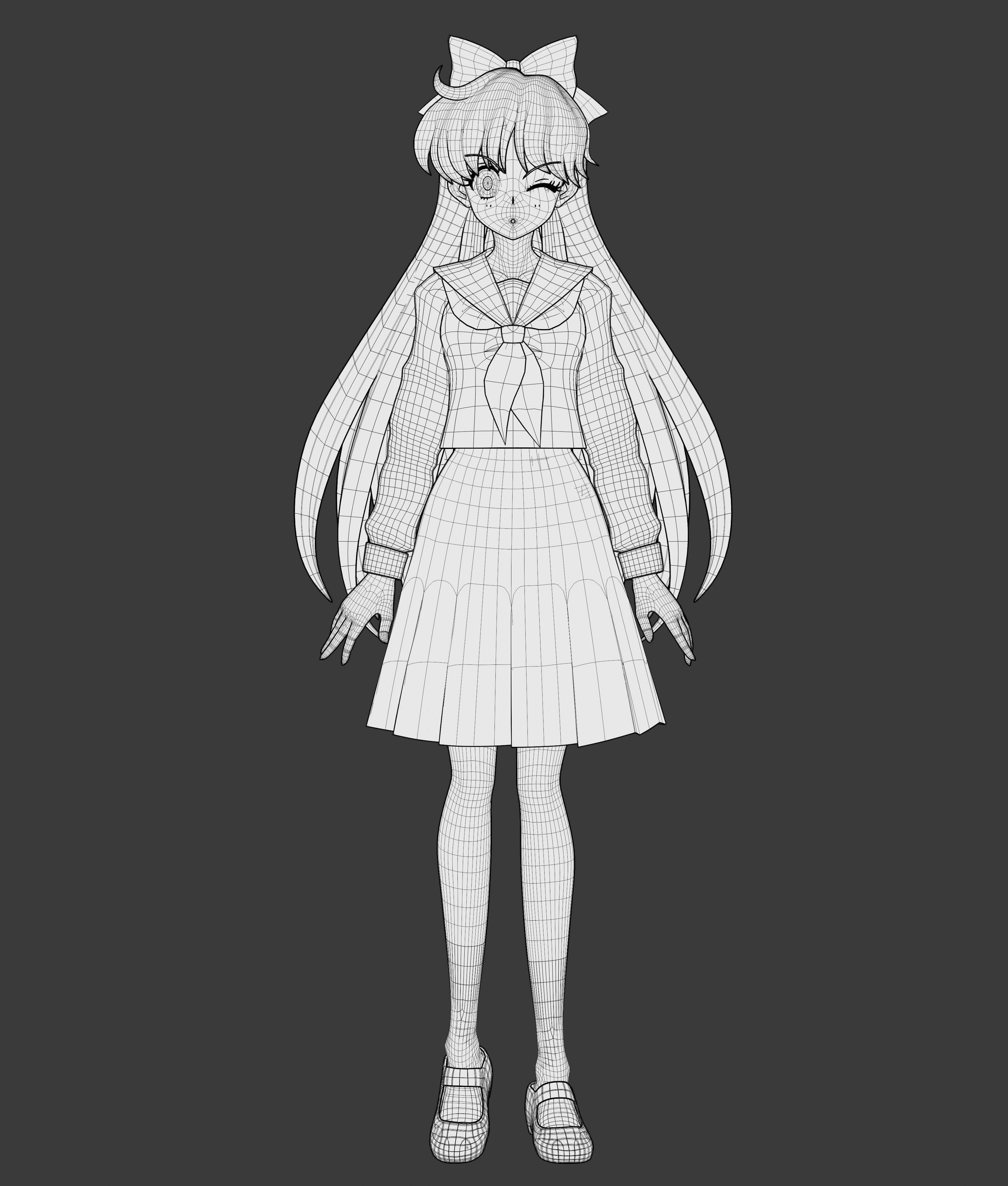 Pack Sailor Venus Eternal - 3D Model Blender Low-poly 3D model_33