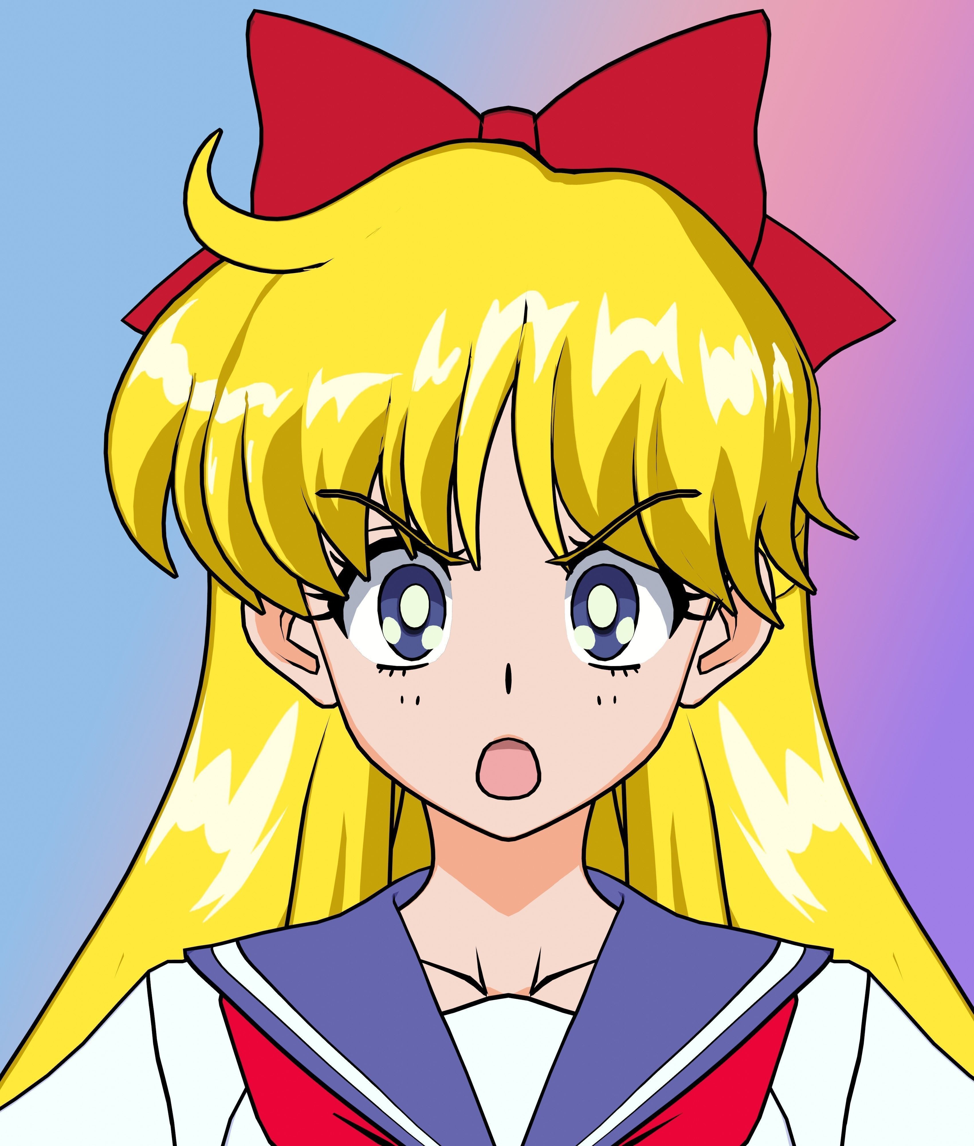 Pack Sailor Venus Eternal - 3D Model Blender Low-poly 3D model_7