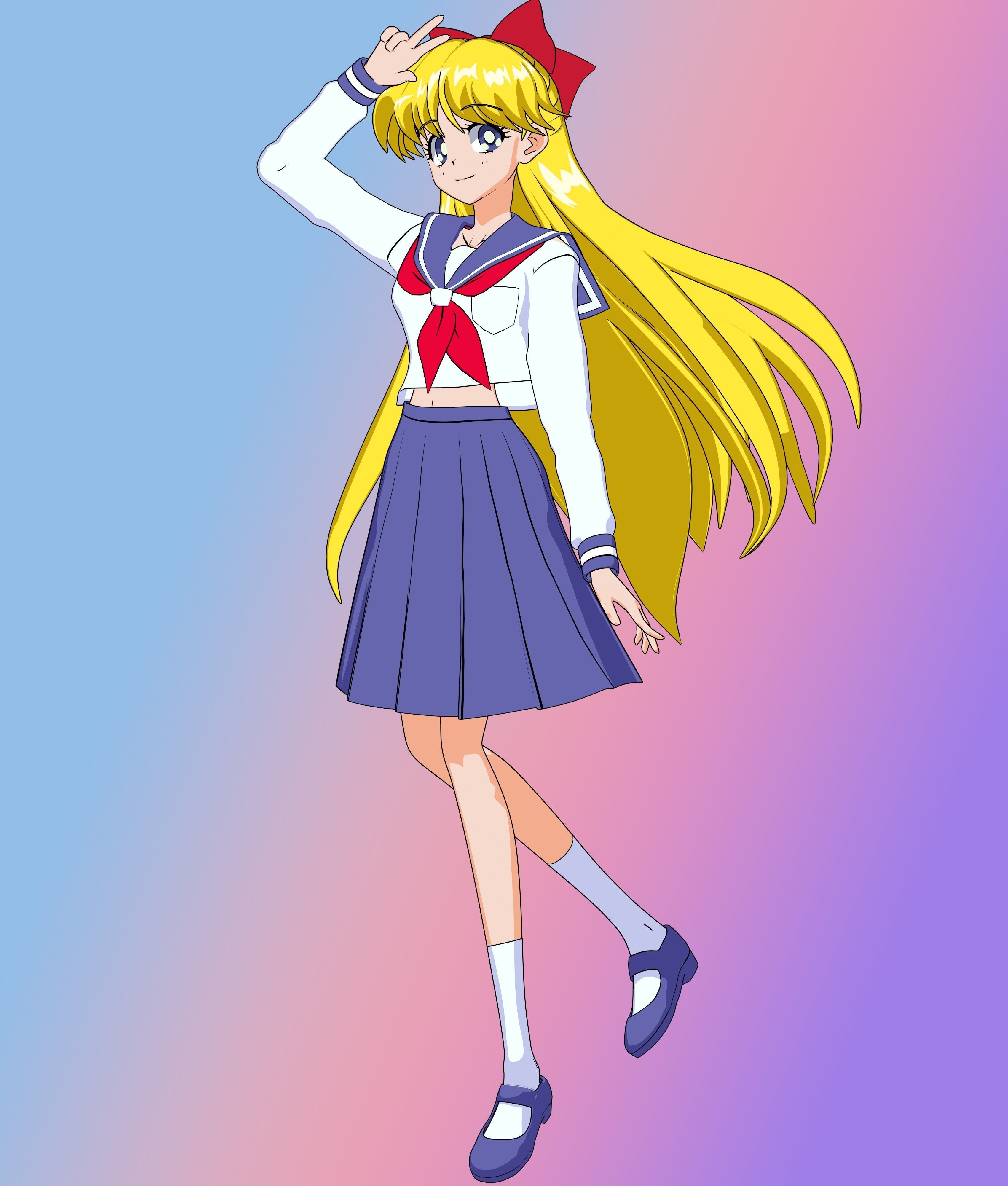 Pack Sailor Venus Eternal - 3D Model Blender Low-poly 3D model_4