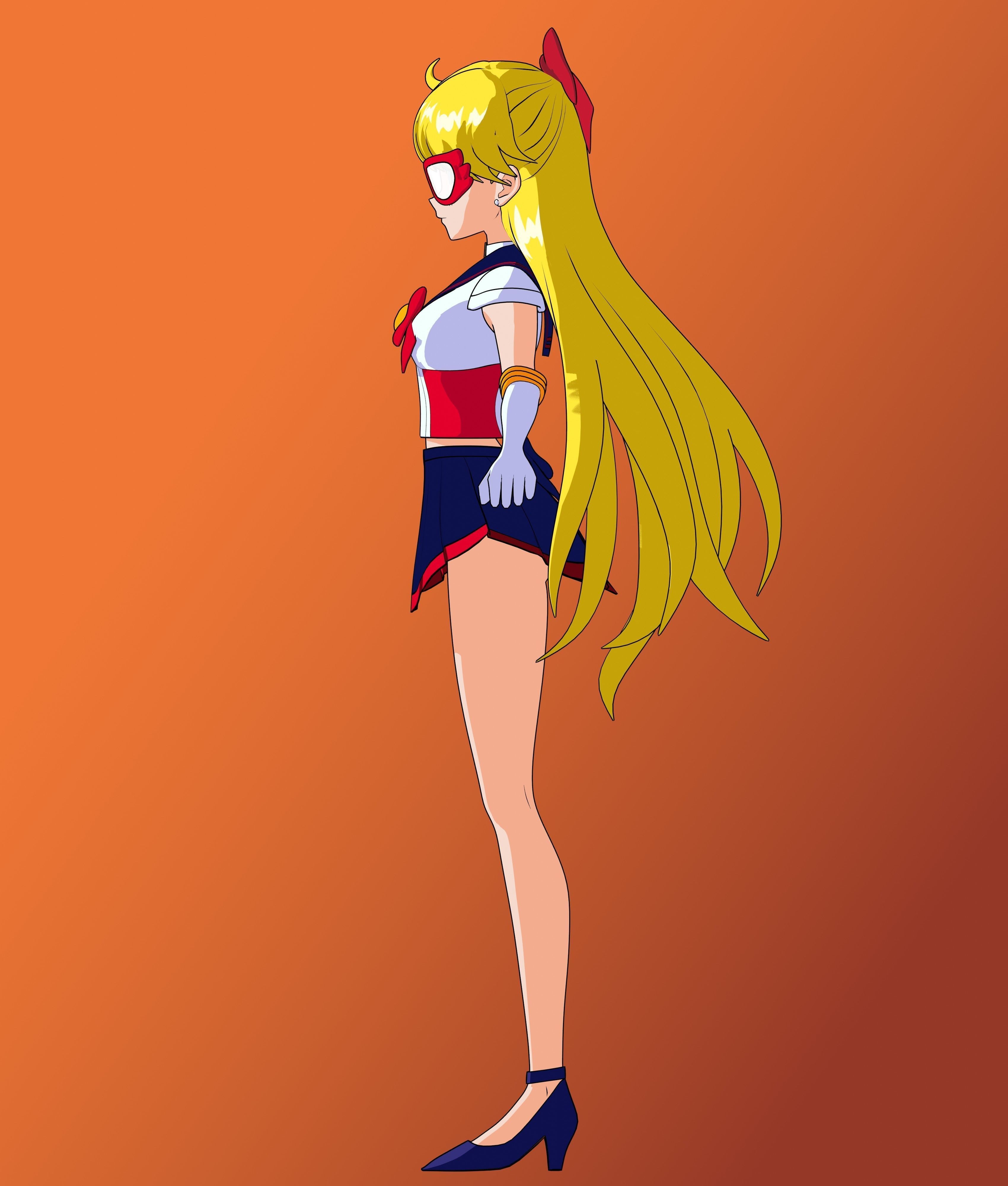 Pack Sailor Venus Eternal - 3D Model Blender Low-poly 3D model_27