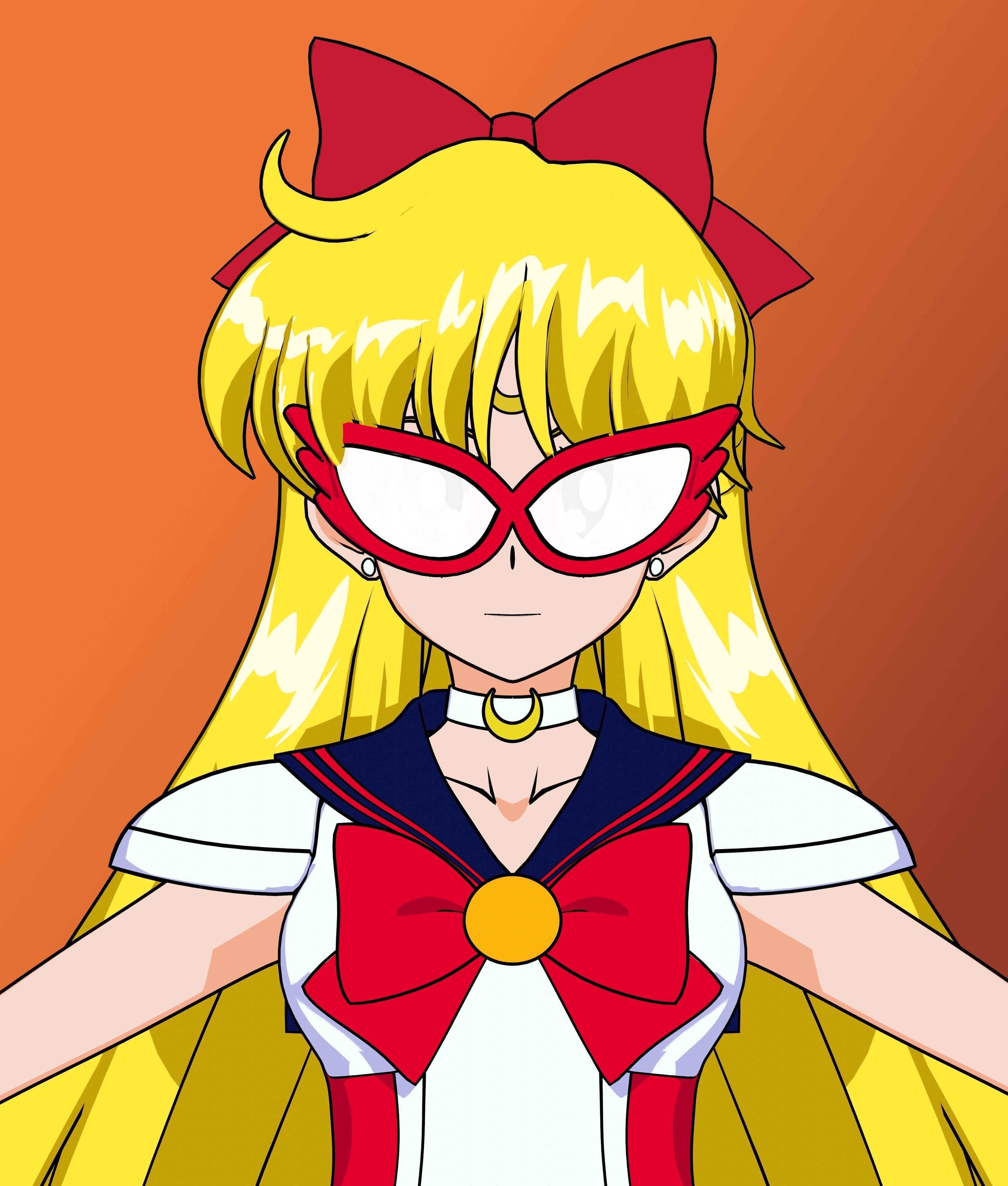 Pack Sailor Venus Eternal - 3D Model Blender Low-poly 3D model_40