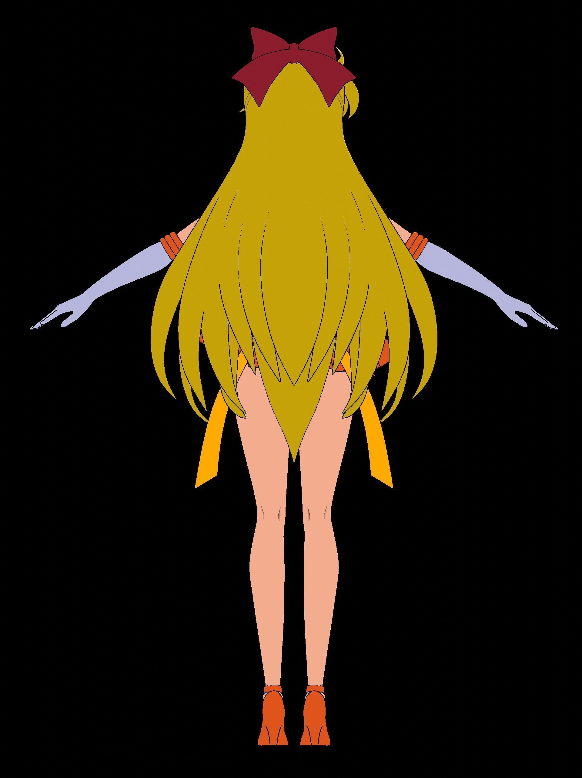 Pack Sailor Venus Eternal - 3D Model Blender Low-poly 3D model_28