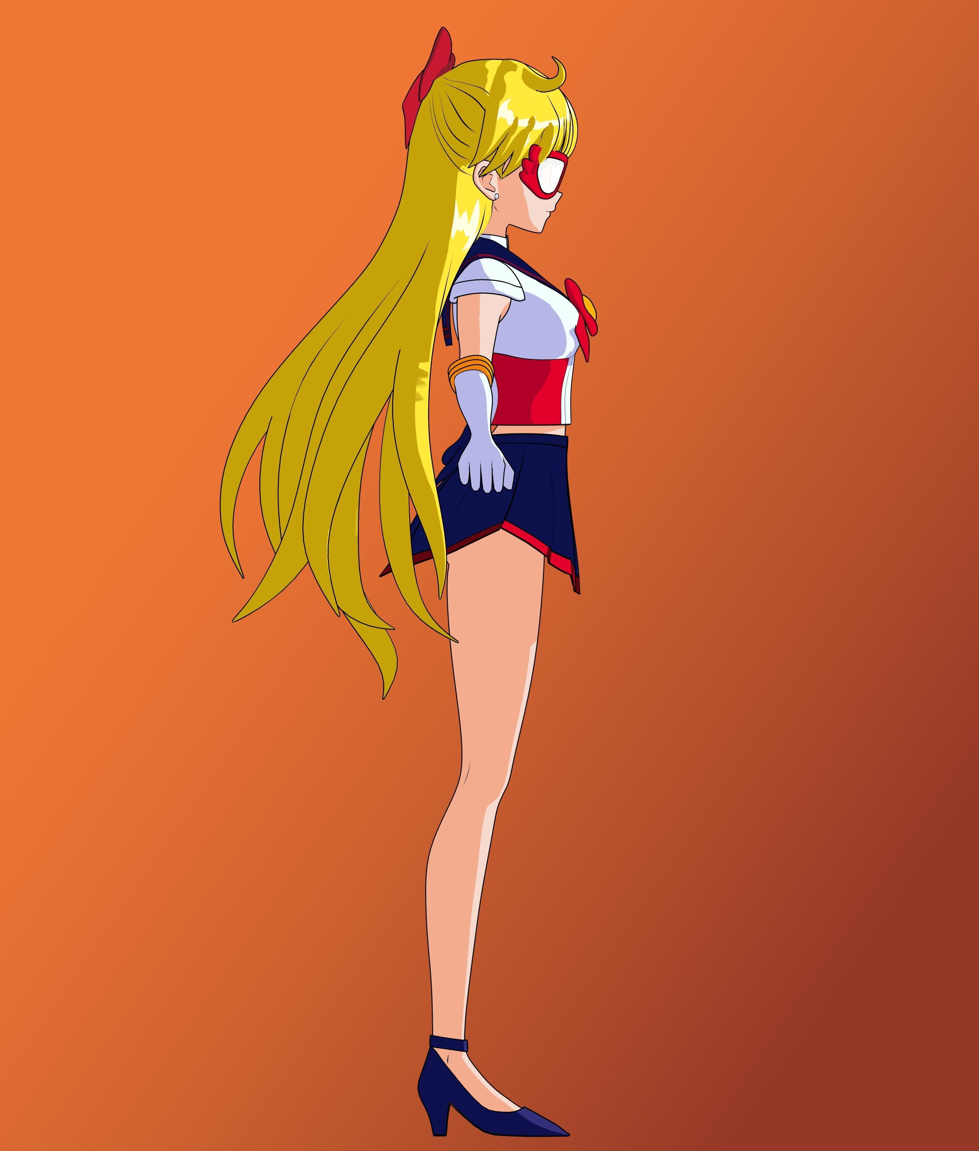 Pack Sailor Venus Eternal - 3D Model Blender Low-poly 3D model_18