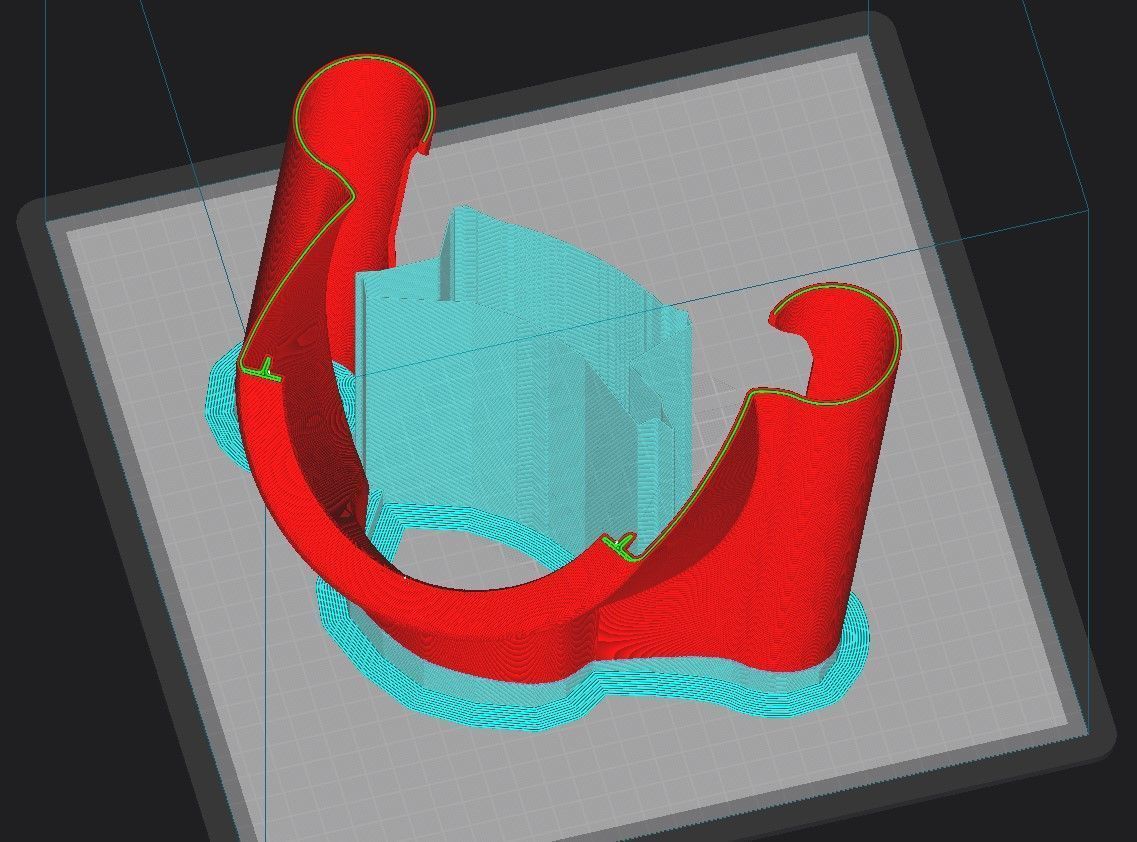 Custom Headlight Fairing for Yamaha XSR 700 3D print model_10