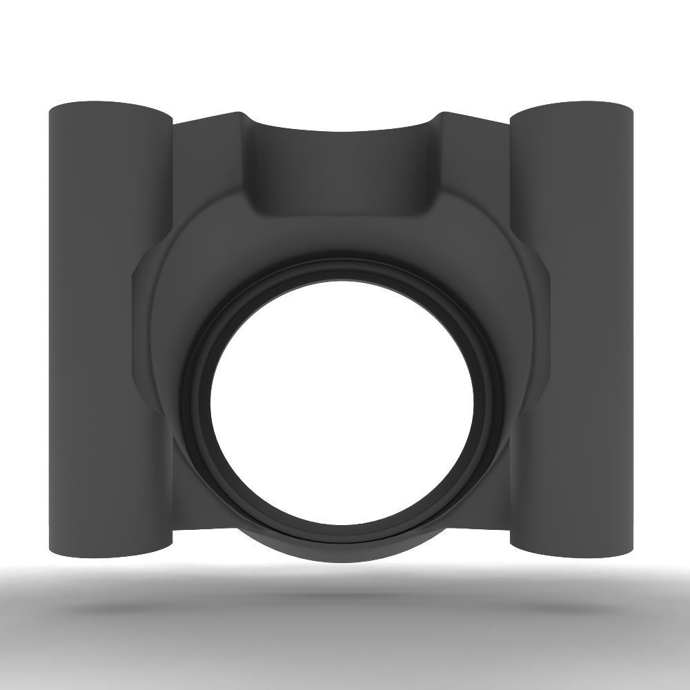 Custom Headlight Fairing for Yamaha XSR 700 3D print model_4