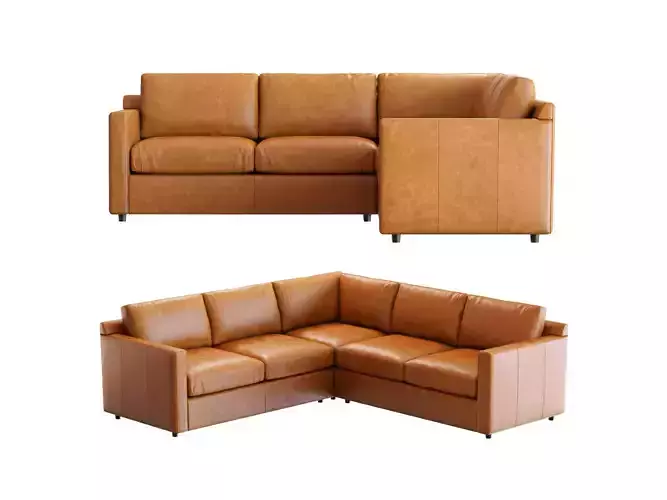 Crate and Barrel Barrett II Corner Sofa