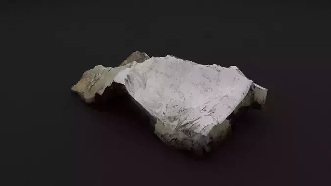 Annapurna I Low-poly 3D model