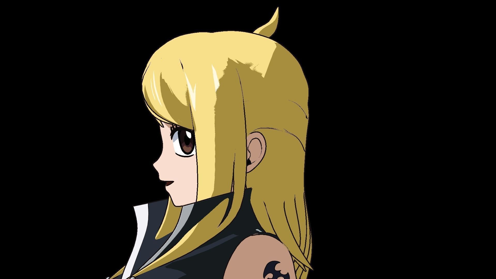 Pack Lucy Heartfilia - 3D model blender Low-poly 3D model_9