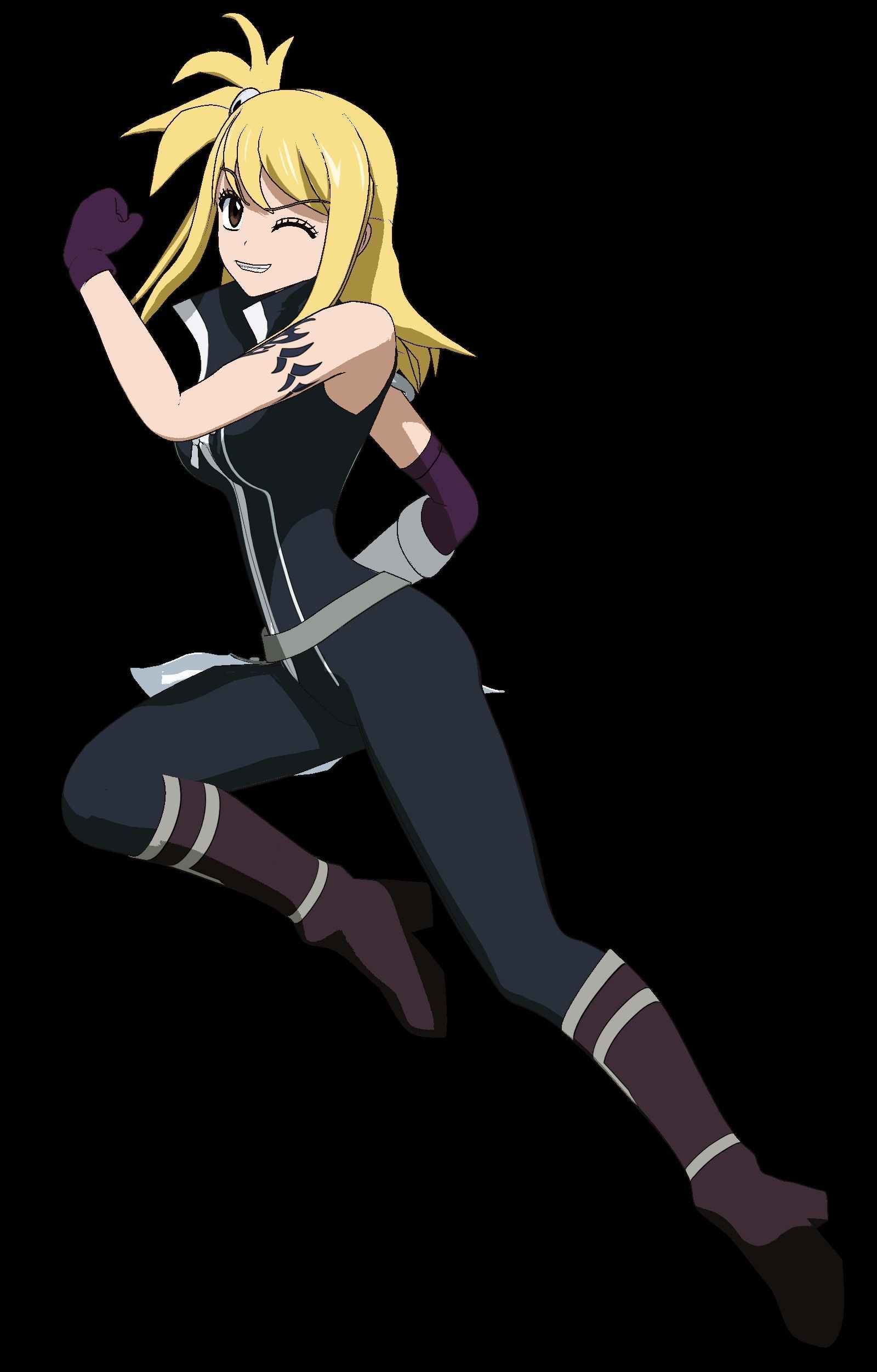 Pack Lucy Heartfilia - 3D model blender Low-poly 3D model_10