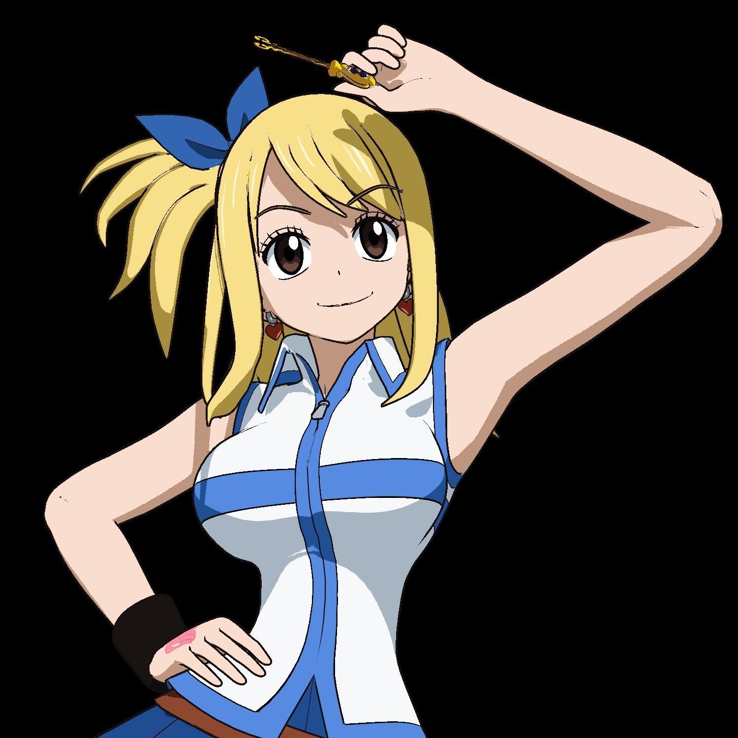 Pack Lucy Heartfilia - 3D model blender Low-poly 3D model_11