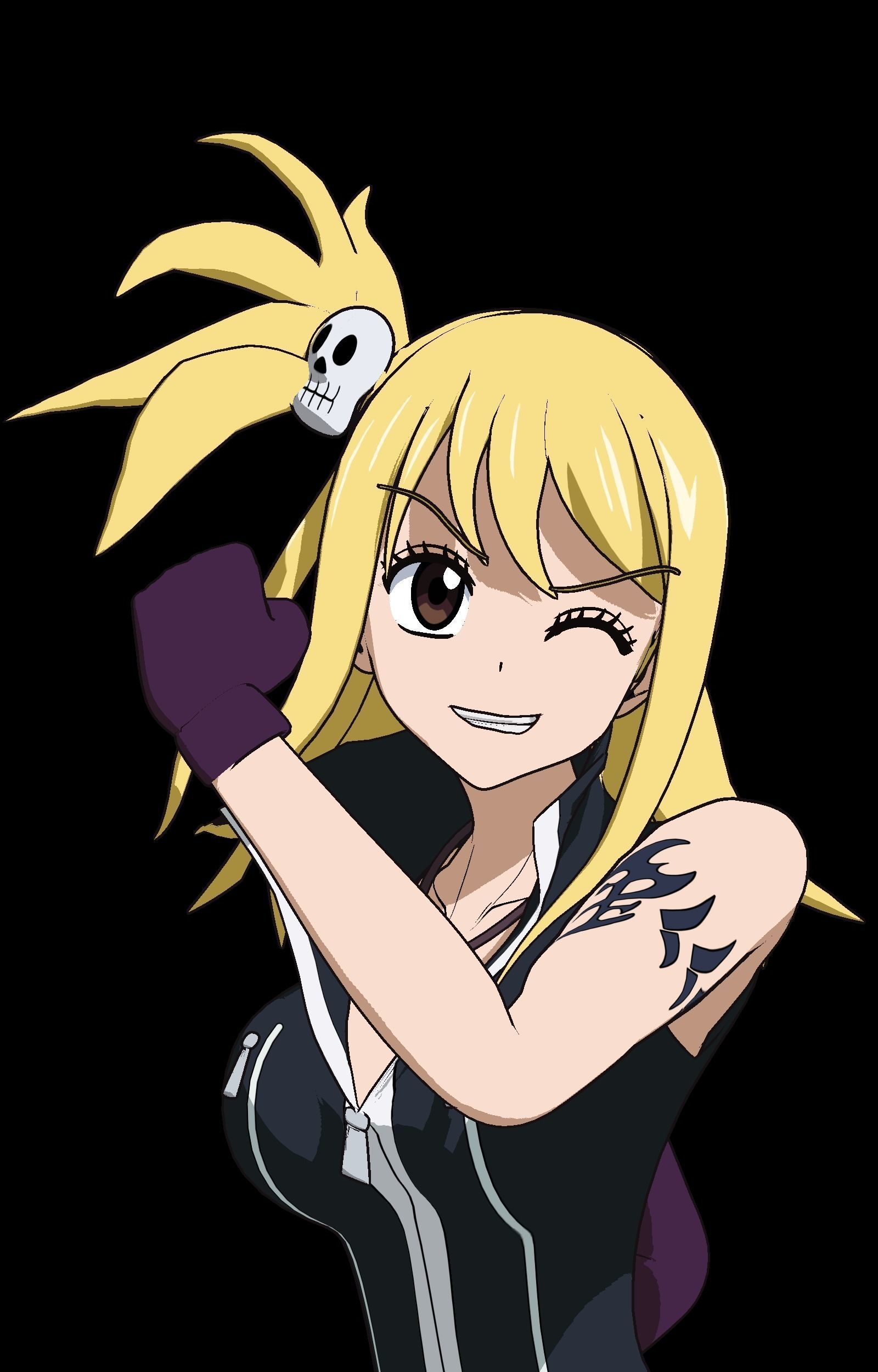 Pack Lucy Heartfilia - 3D model blender Low-poly 3D model_3