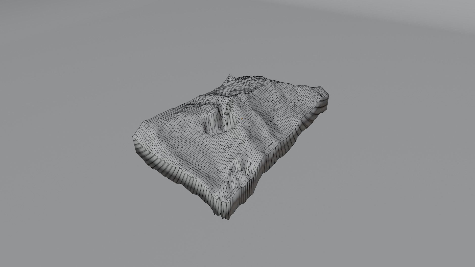 Annapurna II Low-poly 3D model_8