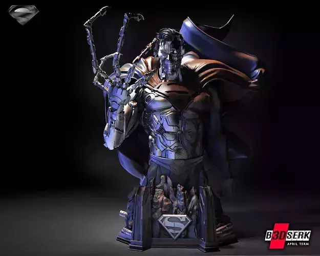 B3DSERK April term 2023 Superman Cyborg Bust