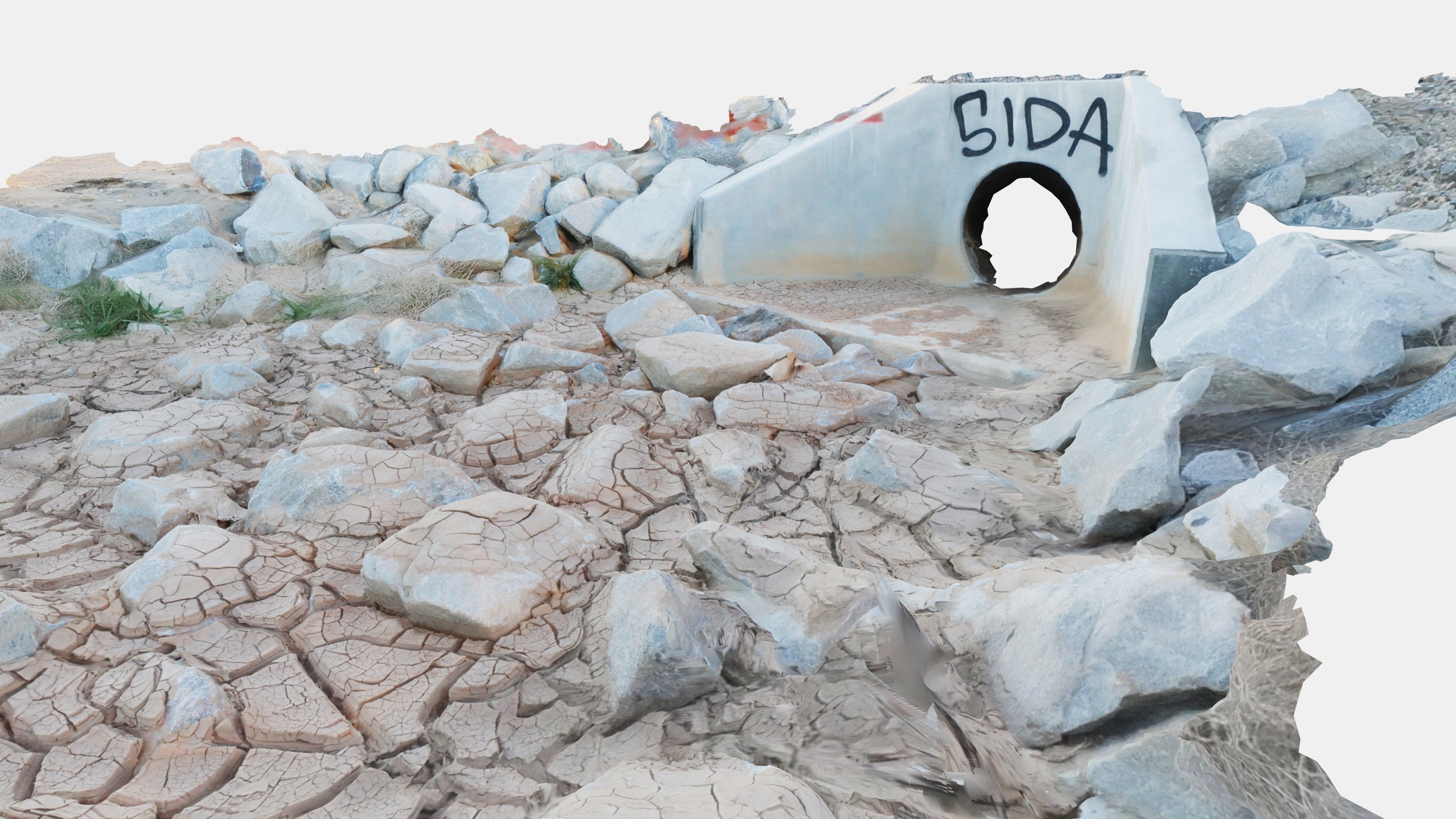 Desert Wash 3D Scan 3D model_1