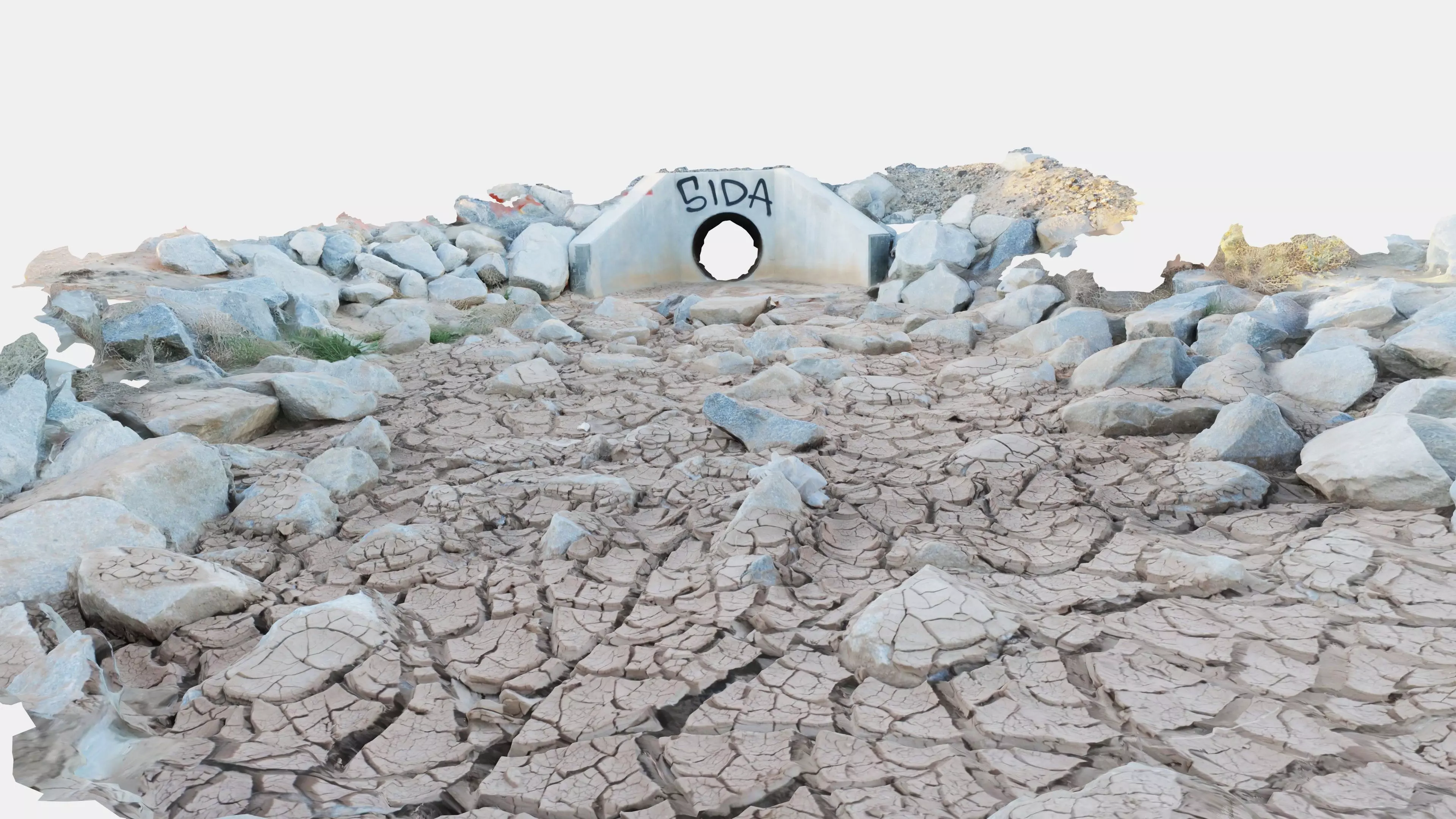 Desert Wash 3D Scan 3D model_0